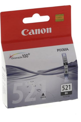 





Canon CLI521BK Black Ink Cartridge

Features:
<div>Compatible with PIXMA iP3600, iP4600, iP4700, MP540, MP550, MP620, MP560, MP630, MP640, MP980, MP990, MX860, MX870, Yield ~350 Pages</div>