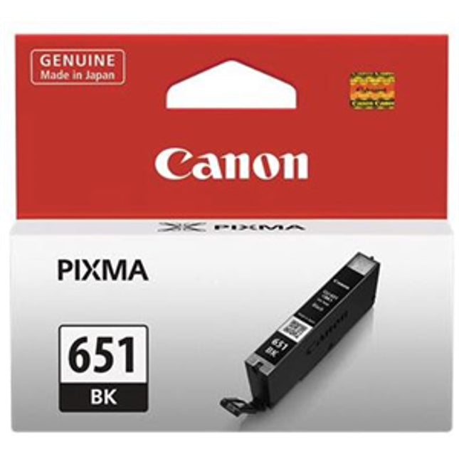 





Canon CLI651BK Black Ink Cartridge

Features:
<div>Compatible With: iP7260, iP8760, iX6860, MG5460, MG5560, MG5660, MG6360, MG6460, MG6660, MG7160, MG7560, MX726, MX926, Yield ~330 Pages</div>