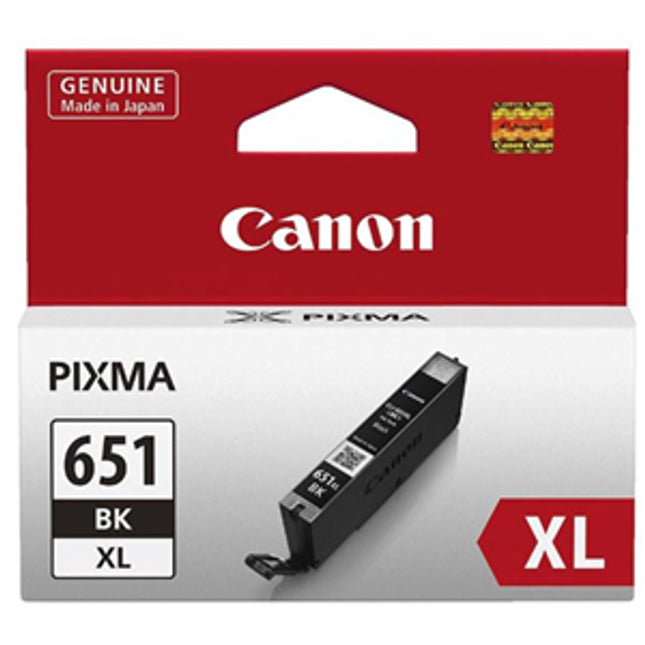 





Canon CLI651XLBK XL Black High Yield Ink Cartridge

Features:
<div>Compatible With: iP7260, iP8760, iX6860, MG5460, MG5560, MG5660, MG6360, MG6460, MG6660, MG7160, MG7560, MX726, MX926, Yield ~750 Pages</div>
