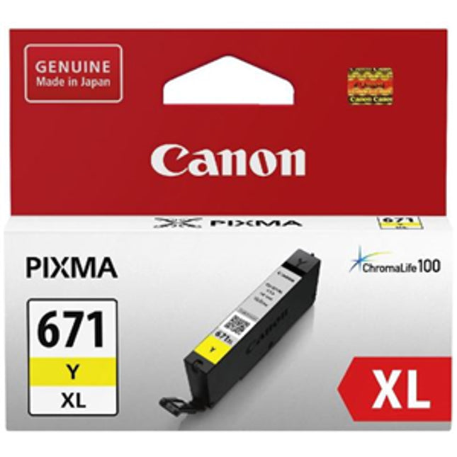 





Canon CLI671XLY Yellow High Yield Ink Cartridge

Features:
<div>Compatible With: MG5760, MG5765, MG5766, MG6860, MG6865, MG6866, MG7760, MG7765, MG7766, TS5060, TS6060, TS8060, TS9060 Cartridge size - 10.8ml</div>