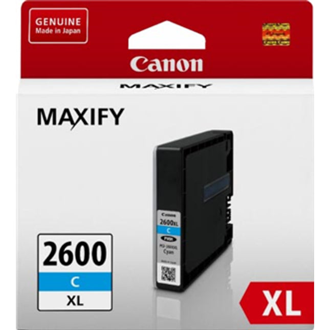 





Canon PGI2600XLC Cyan High Yield Ink Cartridge

Features:
<div>Compatible with: MB5060, MB5360, IB4060, MB5160, MB5460, Yield ~1755 Pages</div>