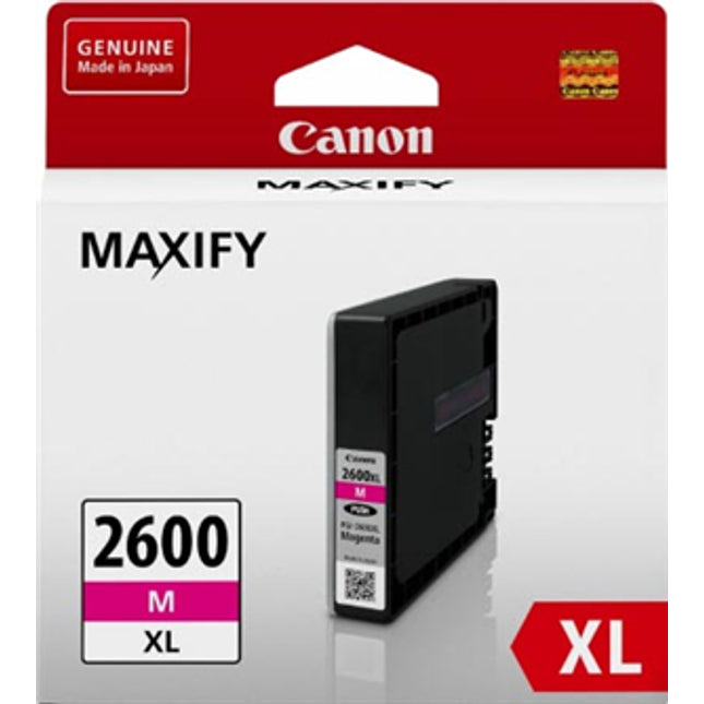 





Canon PGI2600XLM Magenta High Yield Ink Cartridge

Features:
<div>Compatible with: MB5060, MB5360, IB4060, MB5160, MB5460, Yield ~1295 Pages</div>