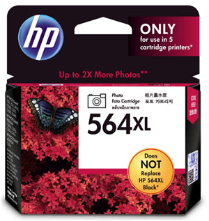 





HP 564XL High Yield Photo Black Ink Cartridge

Features:
<div>Compatible With: Photosmart B109a, C410a, B109n, B110a, 5510, 5520, 6510, 6520, 7510, 7520, C5380, C6375, C6380, D5460, B209a, B210a, C309g, C309a, C310a, C510a, Deskjet 3070A, 3520, Officejet 4610, 4620, Yield ~290 Photos</div>