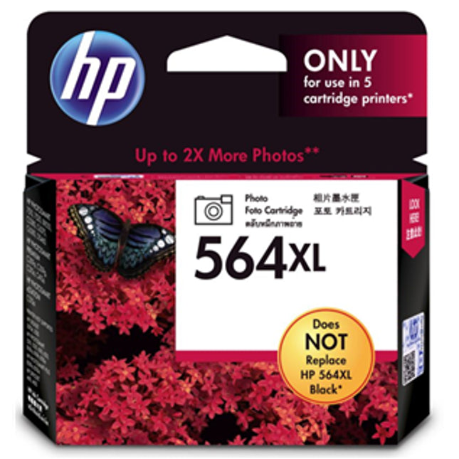 





HP 564XL High Yield Photo Black Ink Cartridge

Features:
<div>Compatible With: Photosmart B109a, C410a, B109n, B110a, 5510, 5520, 6510, 6520, 7510, 7520, C5380, C6375, C6380, D5460, B209a, B210a, C309g, C309a, C310a, C510a, Deskjet 3070A, 3520, Officejet 4610, 4620, Yield ~290 Photos</div>