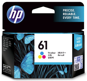 





HP 61 Tri-Colour Ink Cartridge

Features:
<div>Compatible With: Deskjet 1000, 1050A, 1055, 1056, 1510, 1512, 1513,2050, 2050A, 2512, 2514, 2540, 2542, 2544, 3050, 3050A, 3052A, 3054, 3055A, 3510, 3511, 3512, ENVY 4500, 4501, 4502, 4503, 4504, 4505, 4507, 4508, 5530, 5531, 5532, 5534, 5535, 5539, Officejet 2620, 2621, 2622, 4630, Yield ~165 Pages</div>