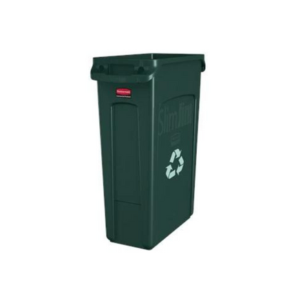 SLIM JIM Recycling Containers - Green-87L-Each