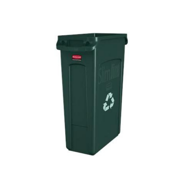 SLIM JIM Recycling Containers - Green-87L-Each