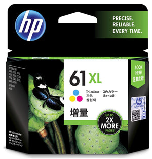 





HP 61XL Tri-Colour High Yield Ink Cartridge

Features:
<div>Compatible With: Deskjet 1000, 1050A, 1055, 1056, 1510, 1512, 1513,2050, 2050A, 2512, 2514, 2540, 2542, 2544, 3050, 3050A, 3052A, 3054, 3055A, 3510, 3511, 3512, ENVY 4500, 4501, 4502, 4503, 4504, 4505, 4507, 4508, 5530, 5531, 5532, 5534, 5535, 5539, Officejet 2620, 2621, 2622, 4630, Yield ~330 Pages</div>