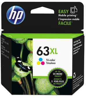 





HP 63XL Tri-Colour High Yield Ink Cartridge

Features:
<div>Compatible with: Deskjet 1112, 2130, 2131, 2132, 3630, 3632, ENVY 4520, 4522, OfficeJet 3830, 4650, 5220, Yield ~330 Pages</div>