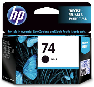 





HP 74 Black Ink Cartridge

Features:
<div>Compatible With: Deskjet D4260, D4360, Photosmart C4280, C4345, C4380, C4480, C4580, C4599, C5280, D5360, Officejet J5780, J6480</div>