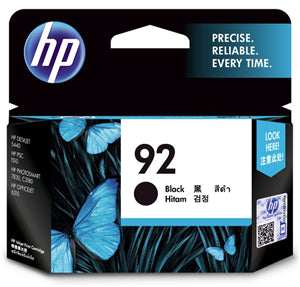





HP 92 Black Ink Cartridge

Features:
<div>Compatible With: DeskJet 5440, PSC 1510, PhotoSmart 7830, C3180, OfficeJet 6310, Yield ~220 Pages</div>