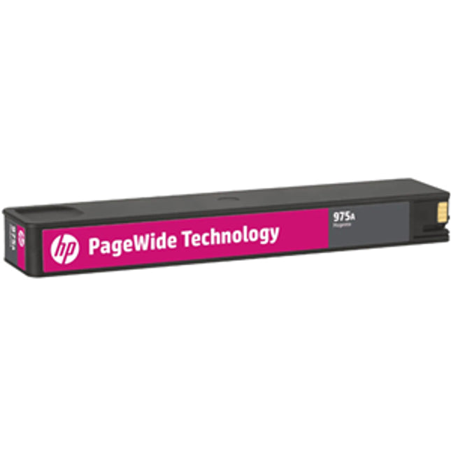 





HP 975A Magenta PageWide Cartridge

Features:
<div>Compatible With: PageWide Pro 452dw, 477dw, 552dw, 577dw, 577z, Yield ~3000 Pages</div>