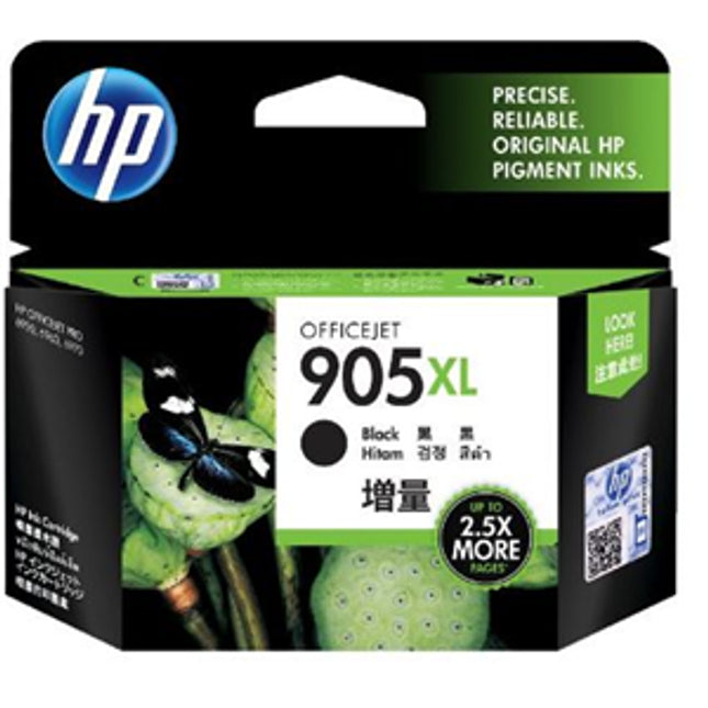 





HP 905XL Black High Yield Ink Cartridge

Features:
<div>Compatible With: Officejet 6962, 6950, 6960.  Page Yield ~825 pages</div>