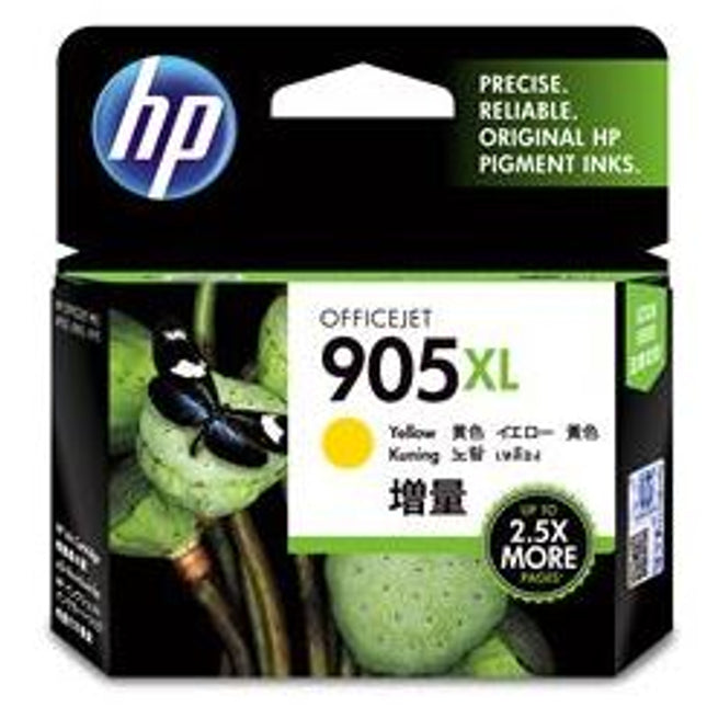 





HP 905XL High Yield Yellow Ink Cartridge

Features:
<div>Compatible With: Officejet 6962, 6950, 6960.  Page Yield ~825 pages</div>