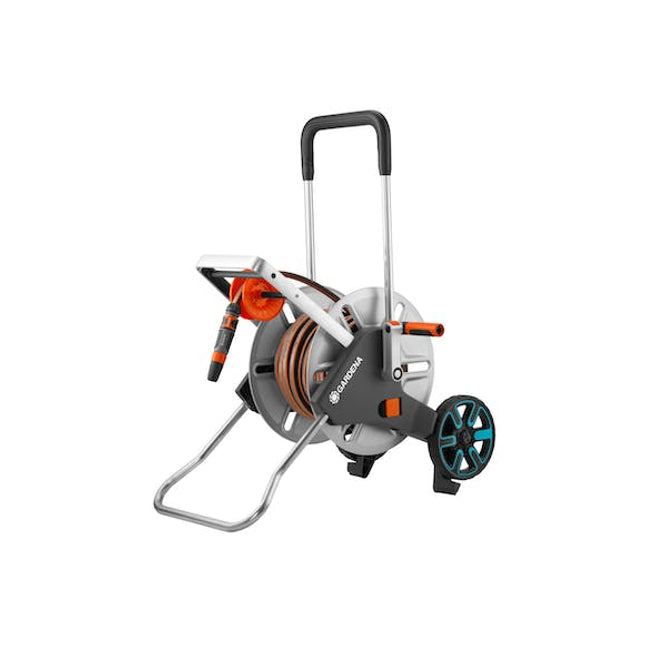 gardena hose trolley clever roll m metal