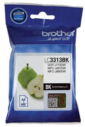 





Brother LC3313BK Black Ink Cartridge High Yield

Features:
<div>Compatible With: MFCJ491DW

Yield ~400 Pages (at 5% Coverage)</div>
