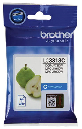 





Brother LC3313C Cyan Ink Cartridge High Yield

Features:
<div>Compatible With: MFCJ491DW

Yield ~400 Pages (at 5% Coverage)</div>