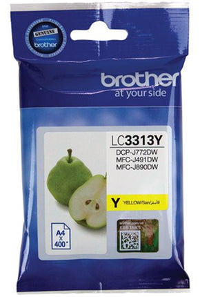 





Brother LC3313y Yellow Ink Cartridge High Yield

Features:
<div>Compatible With: MFCJ491DW

Yield ~400 Pages (at 5% Coverage)</div>