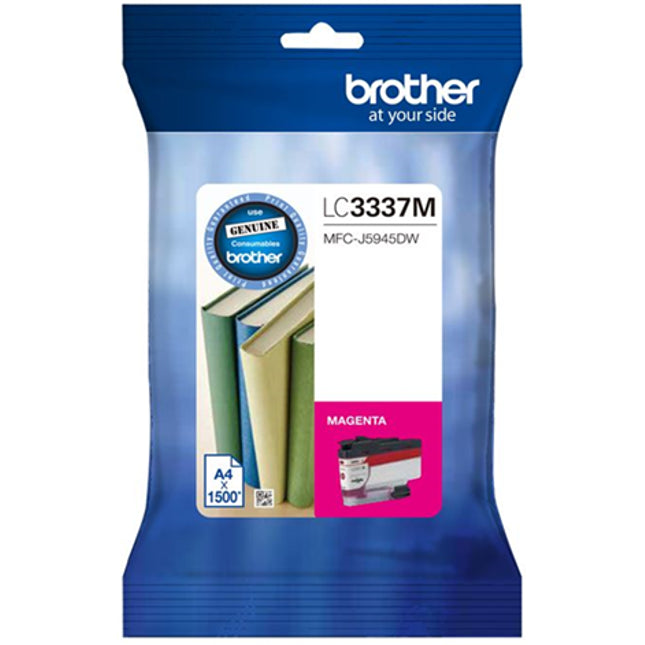 





Brother LC3337M Magenta Ink Cartridge

Features:
<div>Compatible With: MFCJ5945DW and MFCJ6945DW., Yield ~1,500 Pages ( at 5% coverage)</div>