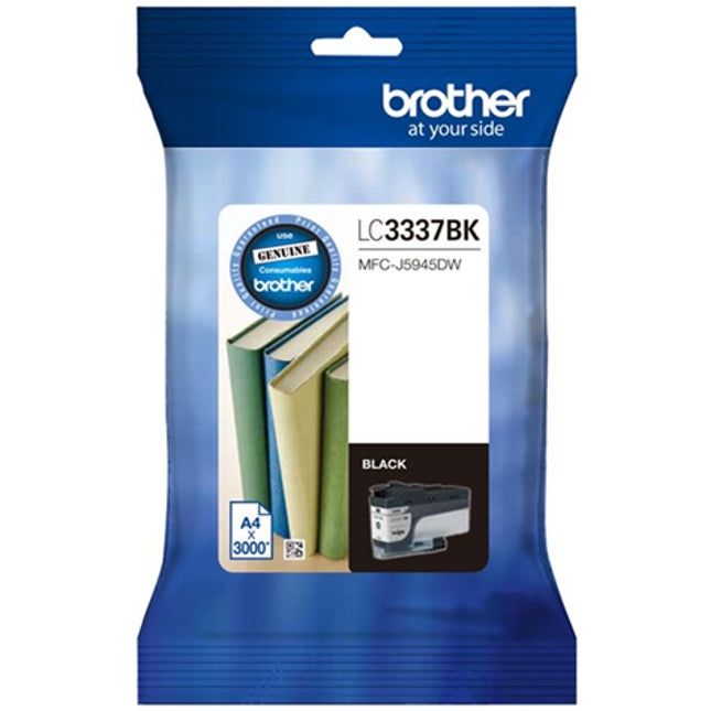 





Brother LC3337BK Black Ink Cartridge

Features:
<div>Compatible With: MFCJ5945DW and MFCJ6945DW., Yield ~3,000 Pages (at 5% coverage)</div>