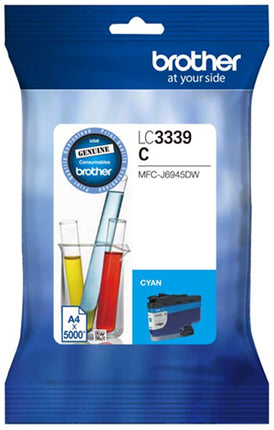 





Brother LC3339XLC Cyan Ink Cartridge

Features:
<div>Compatible With: MFCJ5945DW and MFCJ6945DW., Yield ~5,000 Pages (at 5% coverage)</div>
