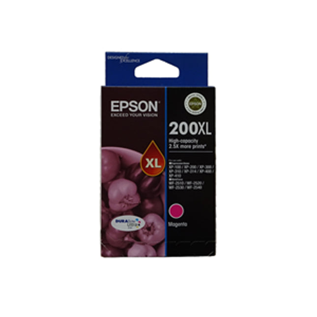 





Epson 200XL Magenta High Yield Ink Cartridge

Features:
<div>Compatible With: Expression Home XP-300, Expression Home XP-100, Expression Home XP-400, WorkForce WF-2540, WorkForce WF-2530, Expression Home XP-200, Expression Home XP-410, Expression Home XP-310</div>