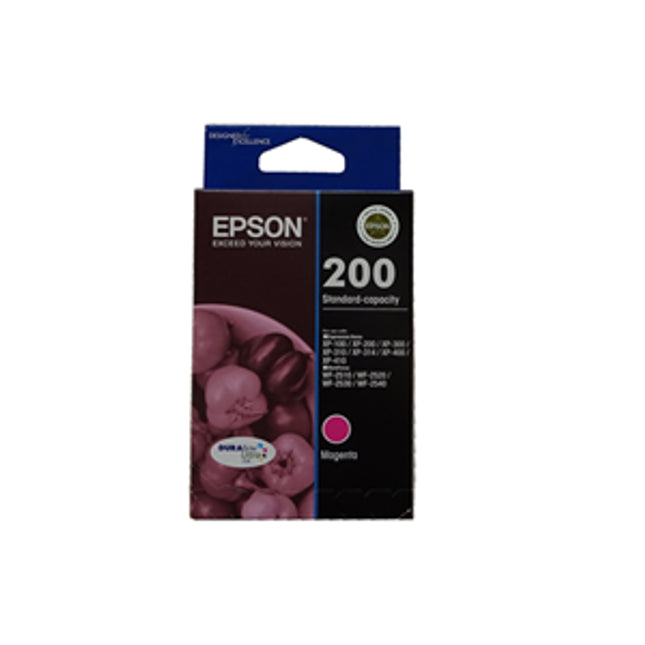 





Epson 200 Magenta Ink Cartridge

Features:
<div>Compatible With: Expression Home XP-300, Expression Home XP-100, Expression Home XP-400, WorkForce WF-2540, WorkForce WF-2530, Expression Home XP-200, Expression Home XP-410, Expression Home XP-310</div>