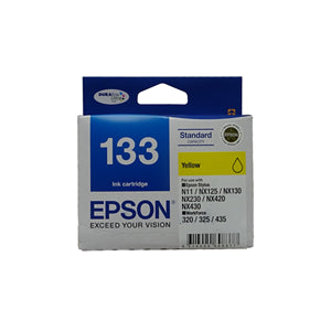 





Epson 133 Yellow Ink Cartridge

Features:
<div>Compatible With: WorkForce 320, Stylus NX420, Stylus NX125, Stylus N11, WorkForce 325, Stylus NX430, Stylus NX230, WorkForce 435, Stylus NX130</div>