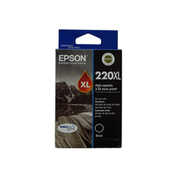 





Epson 220XL Black High Yield Ink Cartridge

Features:
<div>Compatible With: WorkForce WF-2650, Expression Home XP-420, Expression Home XP-320, Expression Home XP-324, Expression Home XP-220, WorkForce WF-2660, WorkForce WF-2630, WorkForce WF-2750, WorkForce WF-2760</div>