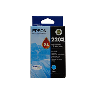 





Epson 220XL Cyan High Yield Ink Cartridge

Features:
<div>Compatible With: WorkForce WF-2650, Expression Home XP-420, Expression Home XP-320, Expression Home XP-324, Expression Home XP-220, WorkForce WF-2660, WorkForce WF-2630, WorkForce WF-2750, WorkForce WF-2760</div>