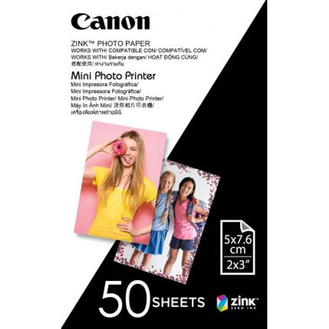 





Canon Zink Photo Paper for Mini Photo Printer - 50 Sheets

Features:
<div>Zink Photo Paper for Mini Photo Printer - 50 Sheets</div>