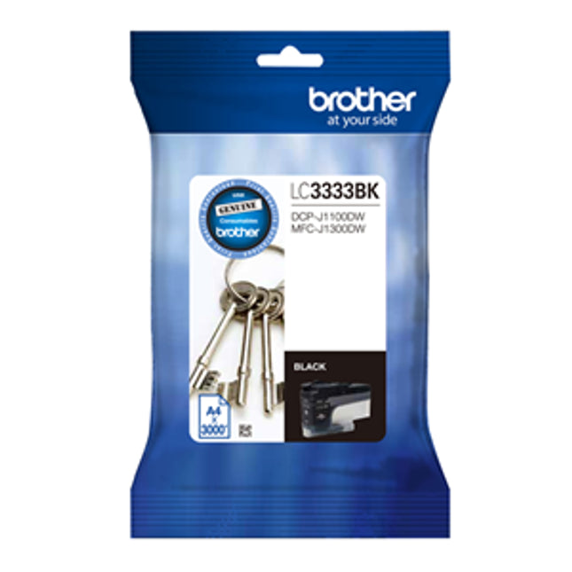 





Brother LC3333BK Black Ink Cartridge

Features:
<div>Compatible With: MFCJ1300DW, DCPJ1100DW

~3,000 pages at 5% coverage</div>