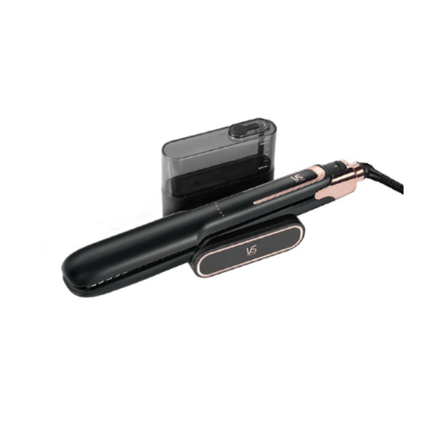 Vidal Sassoon Steam Straight Brilliance Hair Straightener Black/Pink