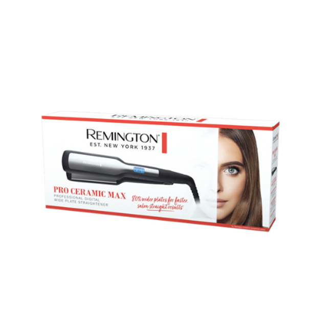 Remington Pro Ceramic Max Hair Straightener Silver/Black