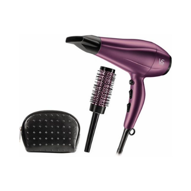 Vidal Sassoon Lush Style & Shine Hair Dryer Pink