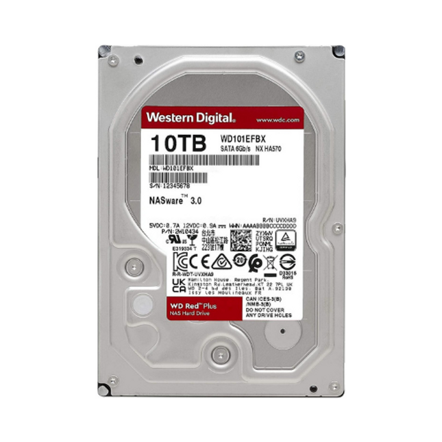WD WD101EFBX Red Plus 10TB 3.5" HDD