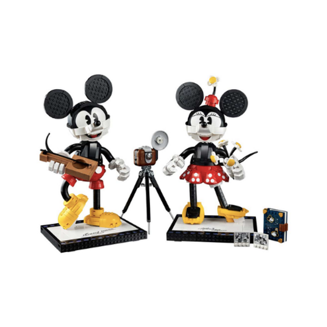 Lego 43179 Disney Mickey Mouse and Minnie Mouse Buildable Characters Toy Model