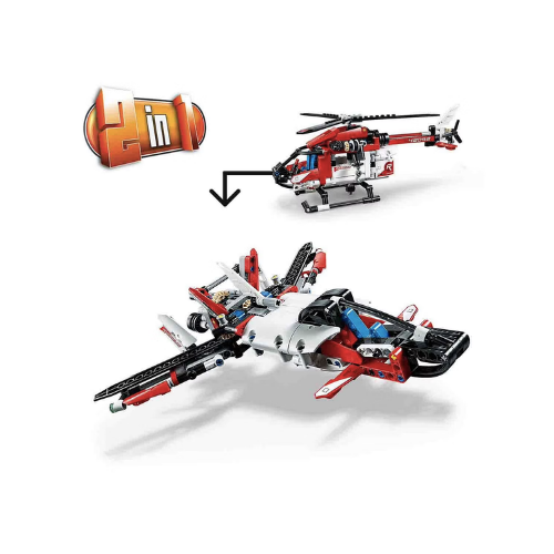 LEGO Technic 42092 Rescue Helicopter High Flying Rescue Adventures Onecheq