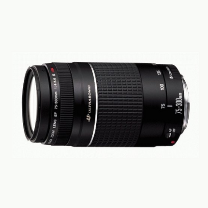 Canon Camera Lens f4-5.6 III EF 75-300mm Black