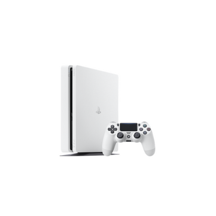 Playstation PS4 Slim Console 1TB Glacier White with One Controller