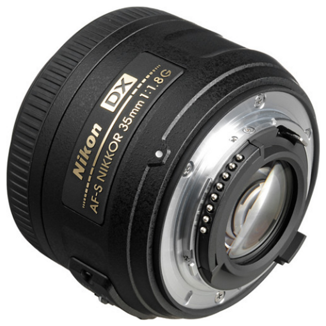 Nikon AF-S DX NIKKOR Camera Lens 35mm F1.8G Black