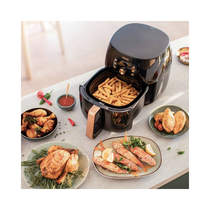 Philips Air Fryer Digital Smart Copper Black 9.1 Kilograms