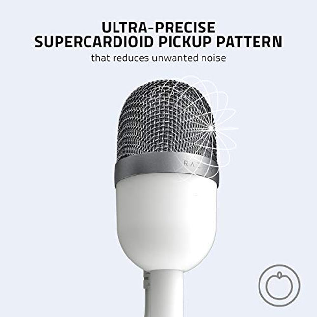 Razer Seiren Mini Ultra-Compact Condenser Microphone White