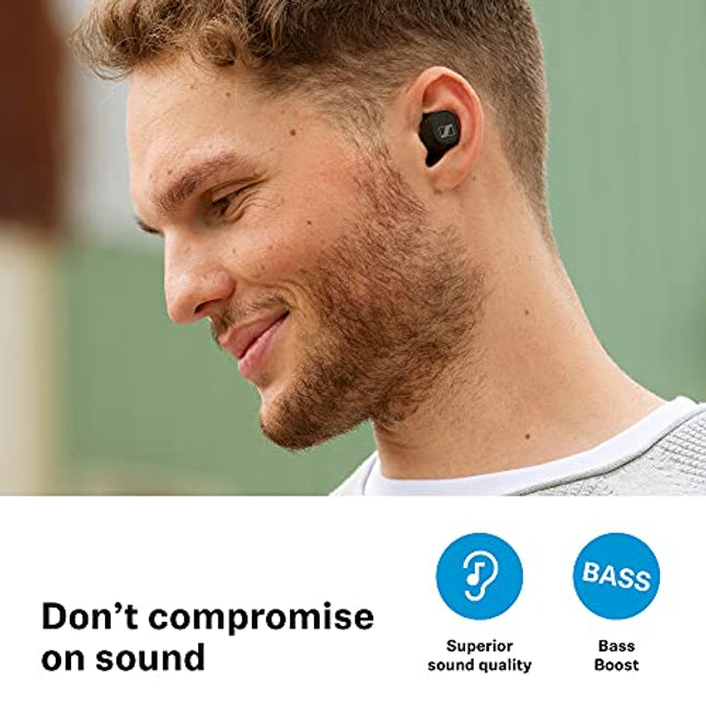 Sennheiser In-ear Headphones Black Bluetooth 5.2