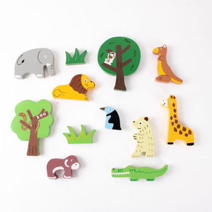 zoo play set in bag 12