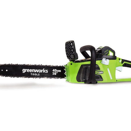 green works chainsaw g max 40 v brushless 16 4 0 ah kit