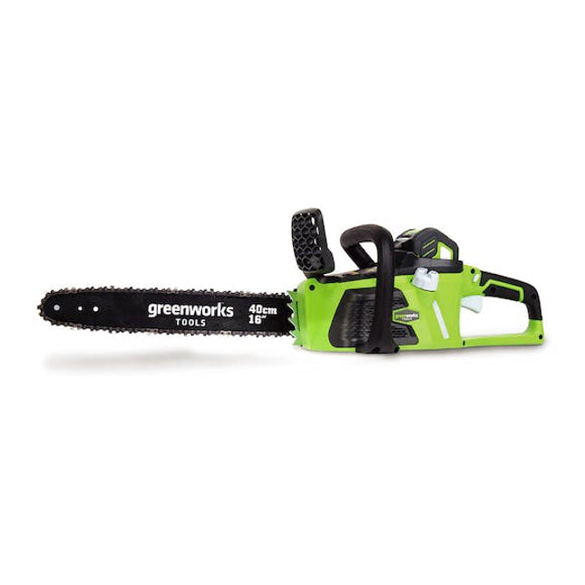 green works chainsaw g max 40 v brushless 16 4 0 ah kit