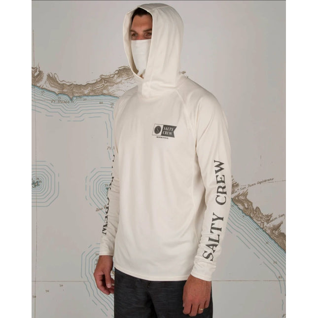 salty crew alpha flag pinnacle mask o wht size m