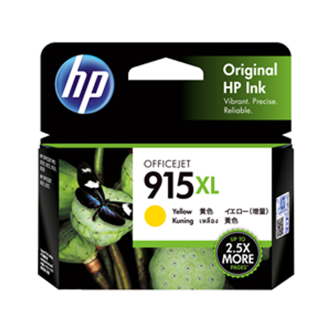 





HP 915XL Yellow Ink Cartridge

Features:
<div>Compatible With: OfficeJet Pro 8010, 8012, 8020, 8022, 8028

Yield ~825 Pages (at 5% Coverage)</div>