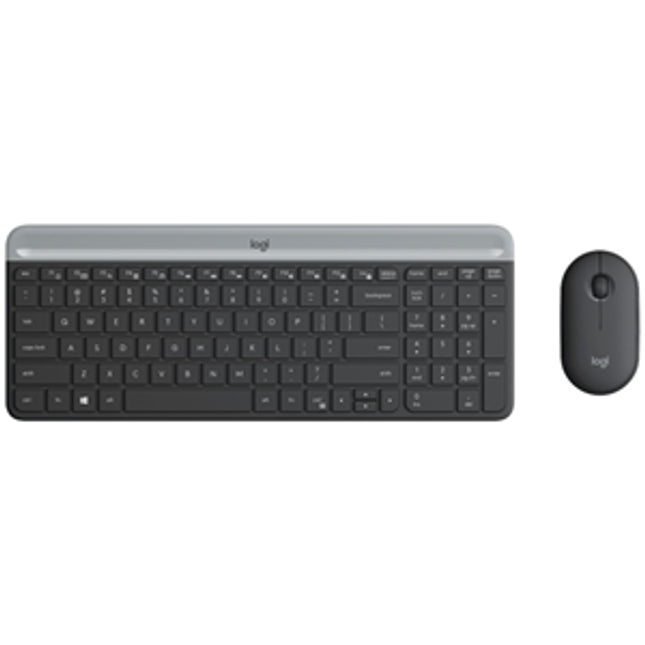 Logitech MK470 Slim Wireless Desktop Kit Black